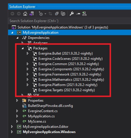 NuGet packages