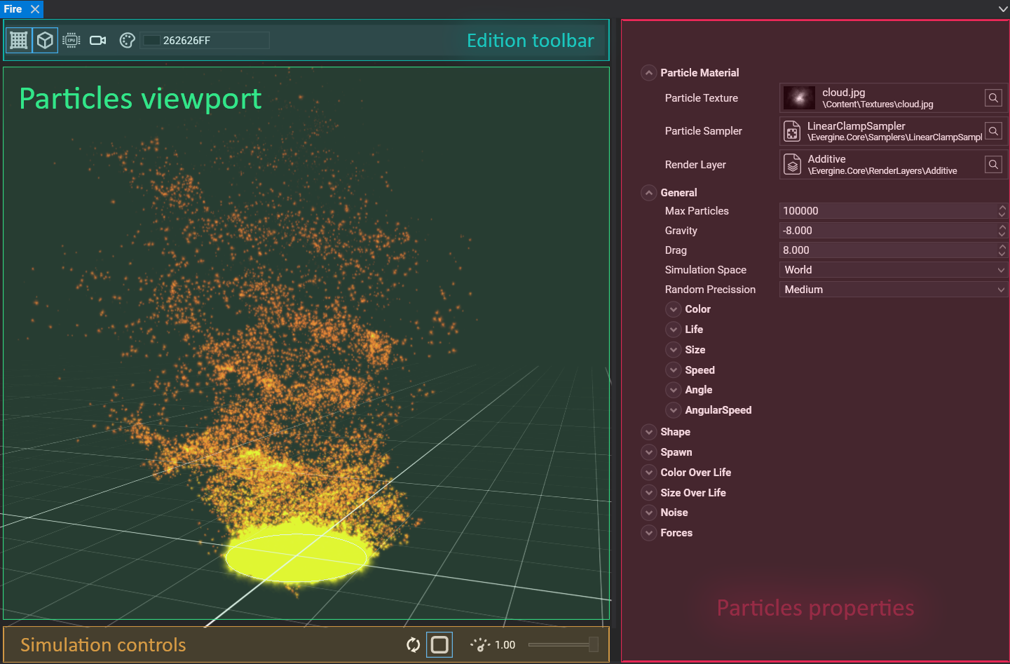 Particles Editor