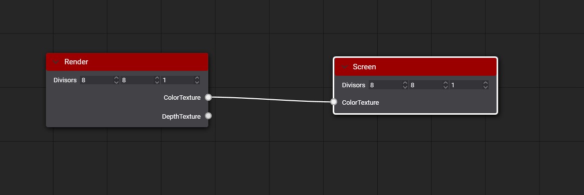 Empty Postprocessing graph