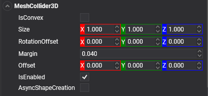 MeshCollider3D