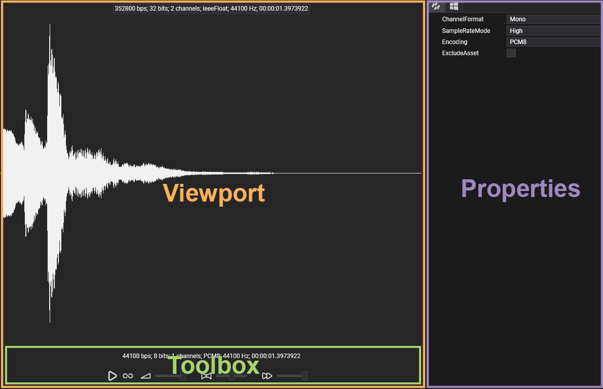 Audio Editor Interface