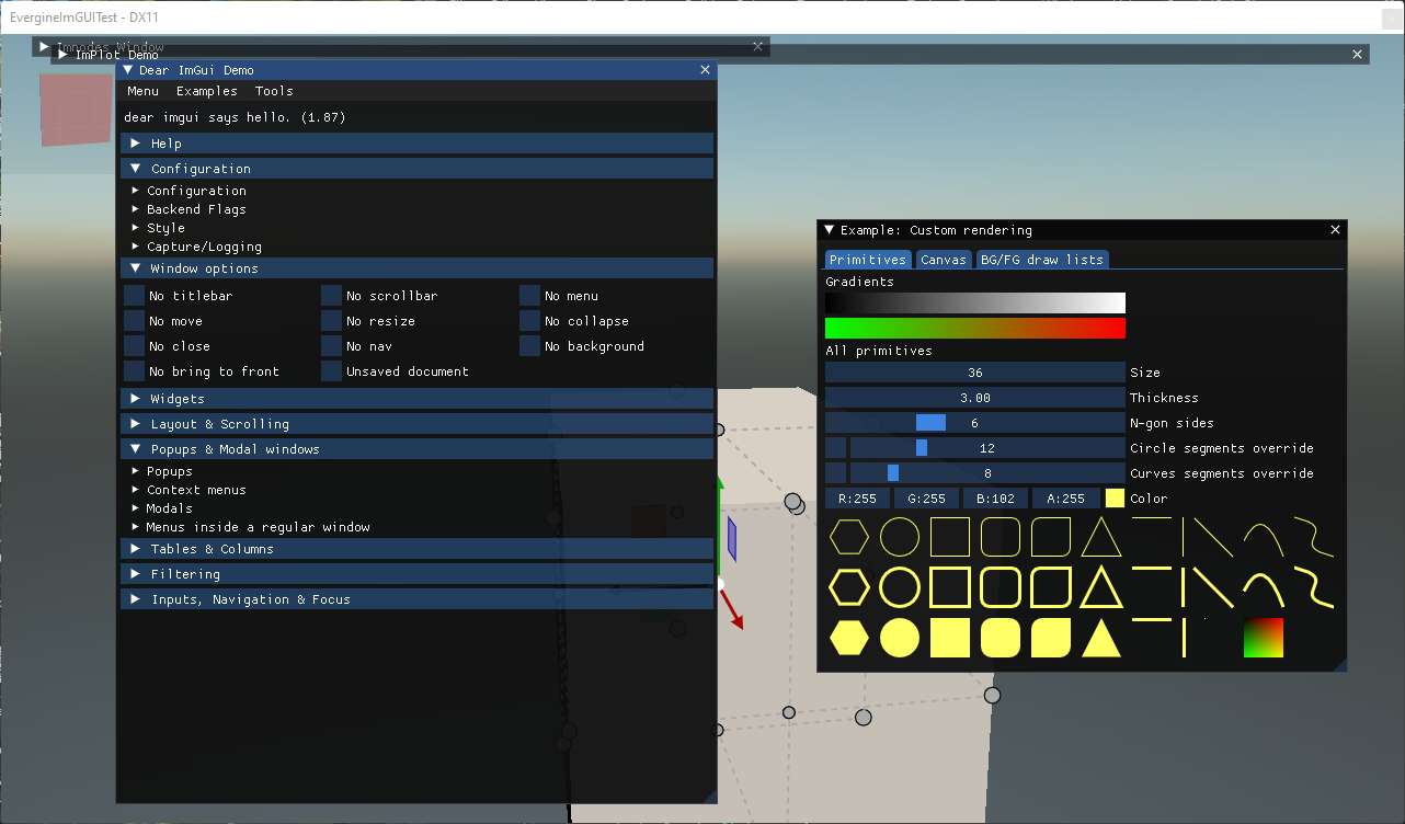 ImGui extension