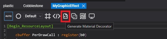 Generate Material Decorator