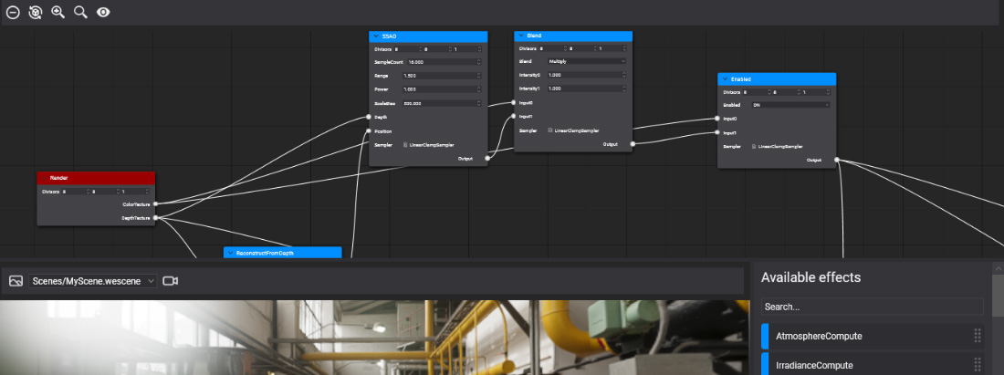 Postprocessing Graph header