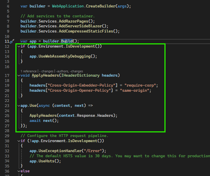 Add cs code