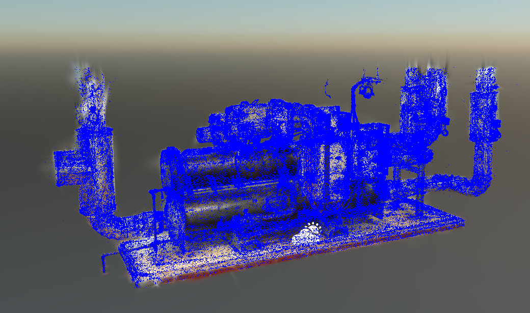 Gaussian Splatting Point Cloud