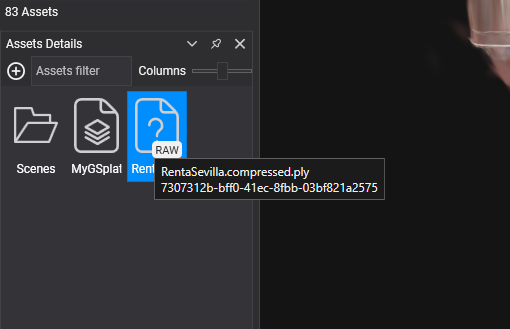 Add splat file